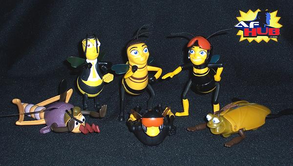 BEE MOVIE toys from McDonalds P...
