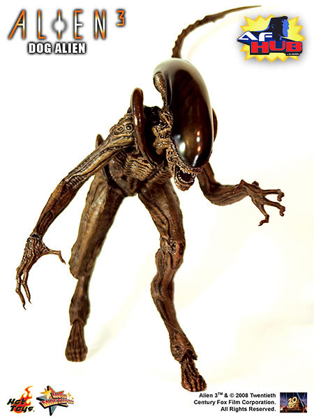 The Alien 3 – Dog Alien collectible figure features: