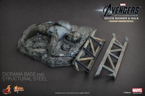 Hot Toys - The Avengers - Bruce Banner and Hulk Collectible Figures Set (Regional Premium Edition)_PR2