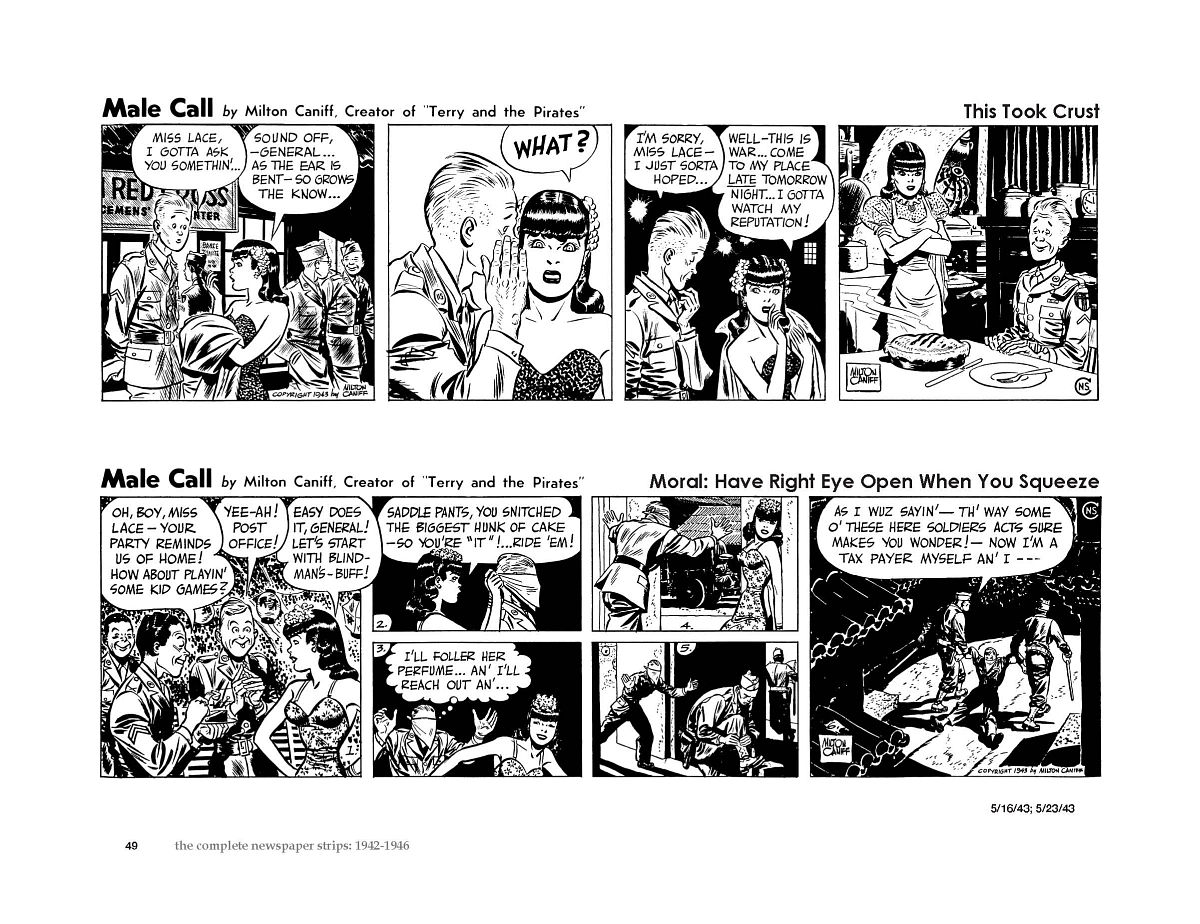 Male Call : The Complete War Time Strip, 1942-46 by Milton Caniff