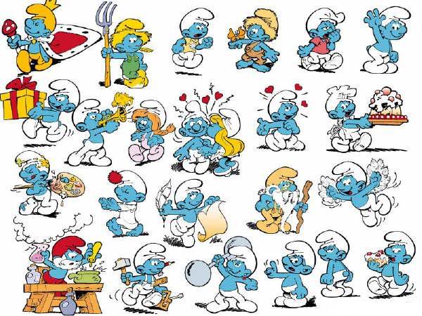 What Are All The Smurfs Names And Pictures
