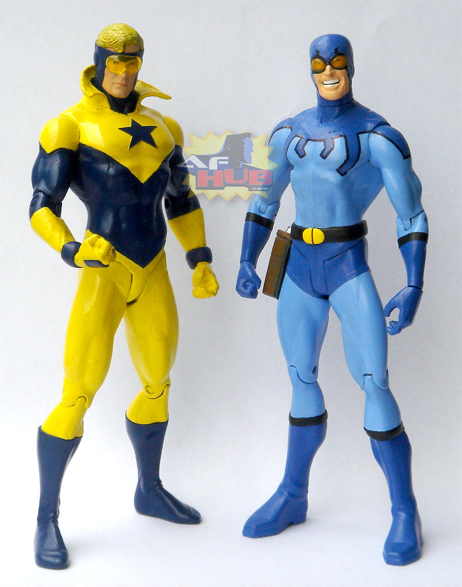 booster gold and blue beetle funko pop