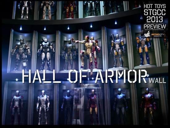 5. Hot Toys booth @ STGCC_1 to 6 scale Hall of Armor Wall