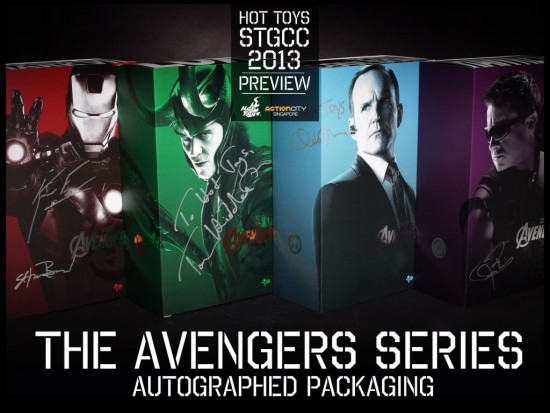 8. Hot Toys booth @ STGCC_The Avengers Series Autographed by Movie Cast