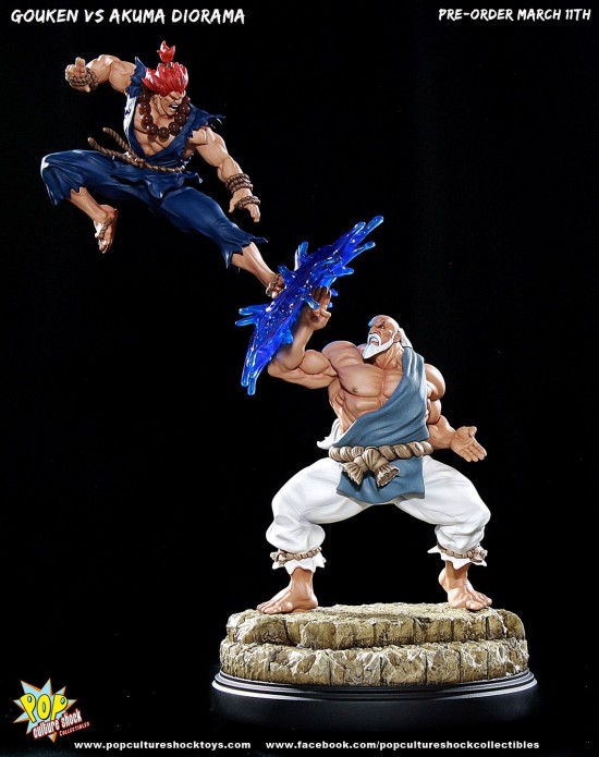 Gouken vs Akuma Diorama