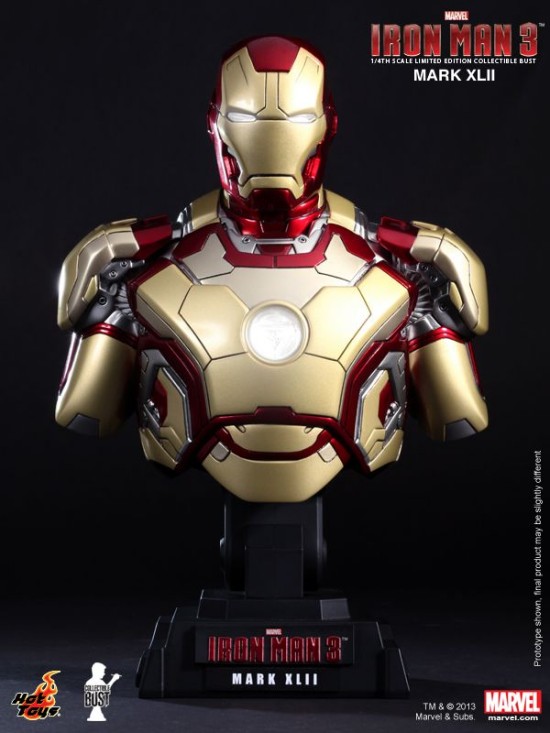 Hot Toys - Iron Man 3 -  Mark XLII Limited Edition Collectible Bust_PR1