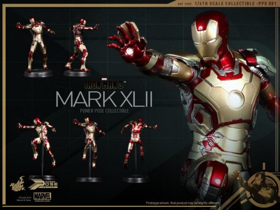 Hot Toys - Iron Man 3 - Power Pose Mark XLII Collectible Figurine_PR18