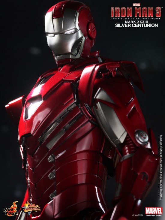 Hot Toys - Iron Man 3 - Silver Centurion Collectible Figurine_PR12