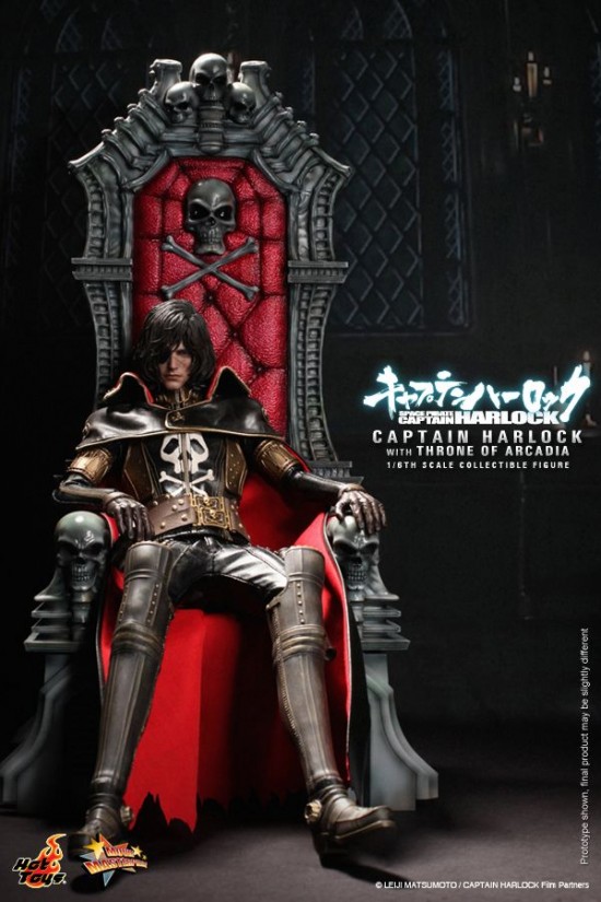 Hot Toys - Space Pirate Captain Harlock - Captain Harlock Collectible Figure with Throne of Arcadia_PR1
