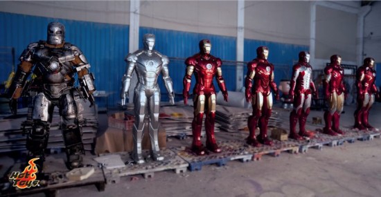 Hot Toys - life-size Mark I-VII armors_1