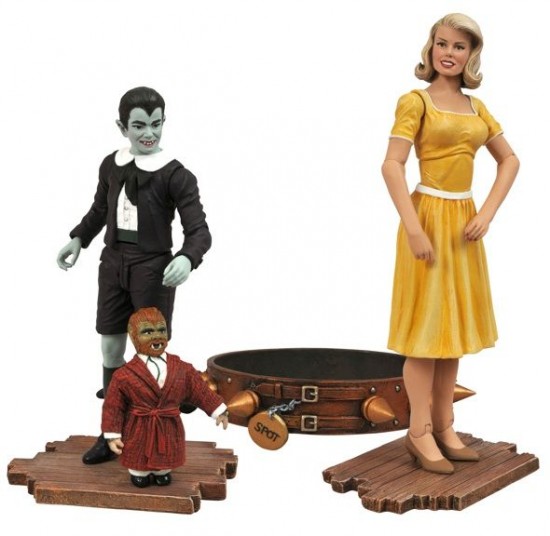 The Munsters Select Eddie and Marilyn Figure Two-Pack