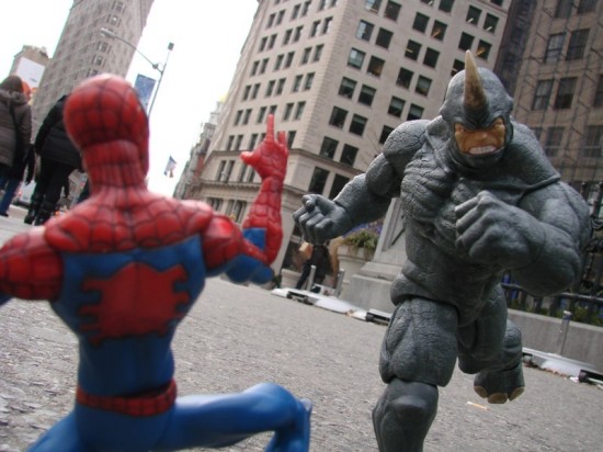 Rhino Vs Spidey