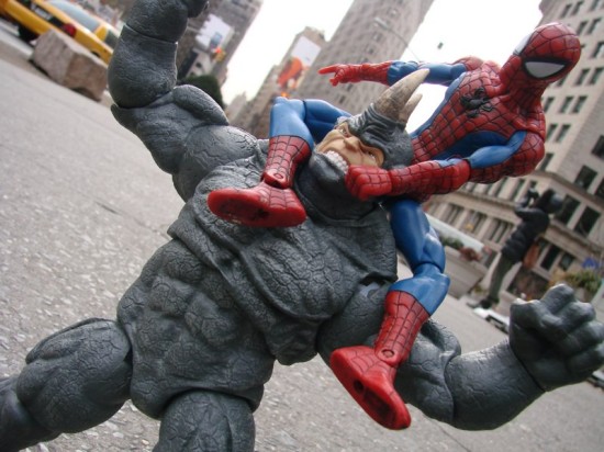 Rhino Vs Spidey
