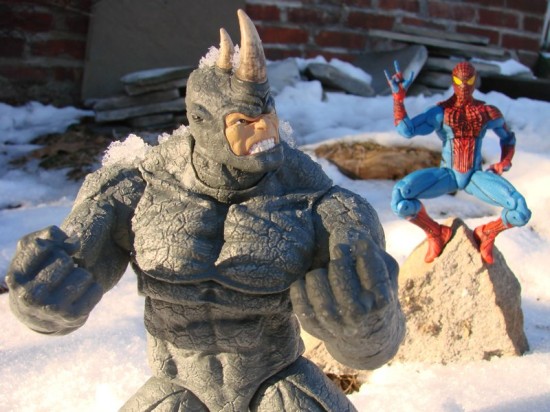 Rhino Vs Spidey