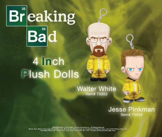 Breaking Bad 4in Clip-on Plush Set